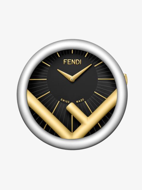 FENDI 60 mm - Table Clock with F is Fendi logo