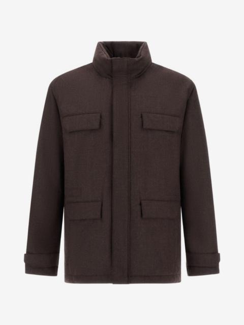 Herno flannel field jacket