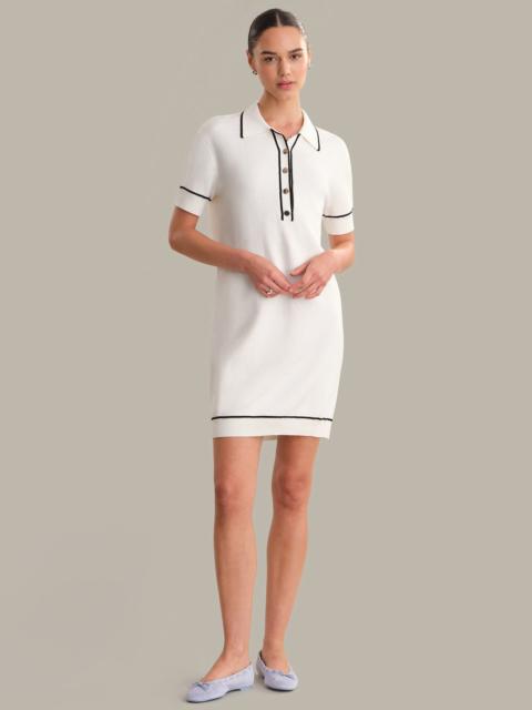 525 america Ruby: Contrast Cotton Mini Dress