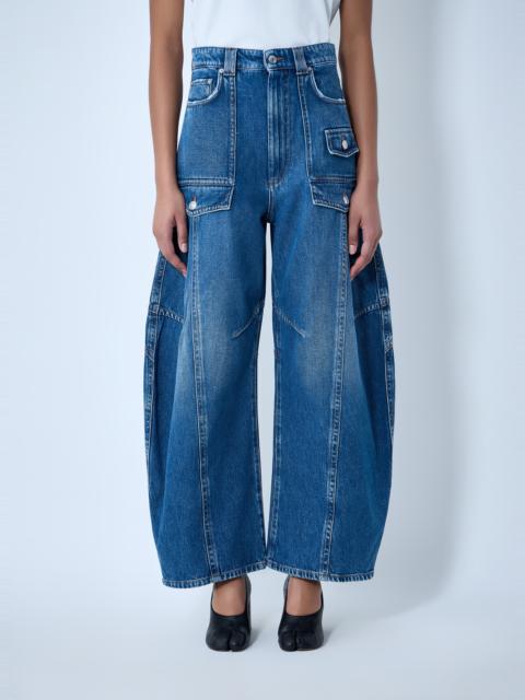 Sportmax Wide-Leg Denim Trousers