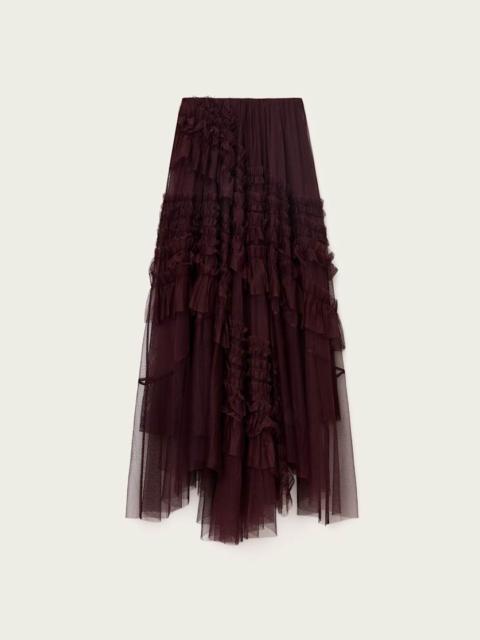 ALLSAINTS JEN TULLE MAXI SKIRT