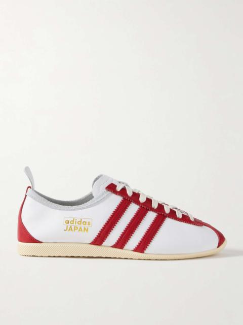 adidas Originals Japan suede-trimmed leather sneakers White