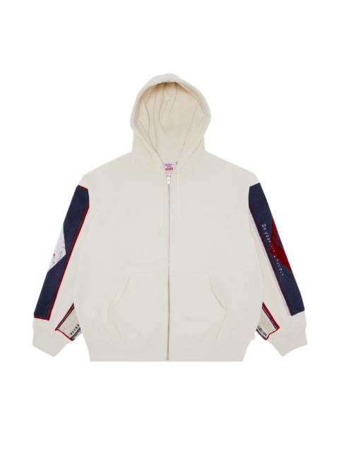 Supreme x Martine Rose Towel Zip Up Hooded Sweatshirt 'White'