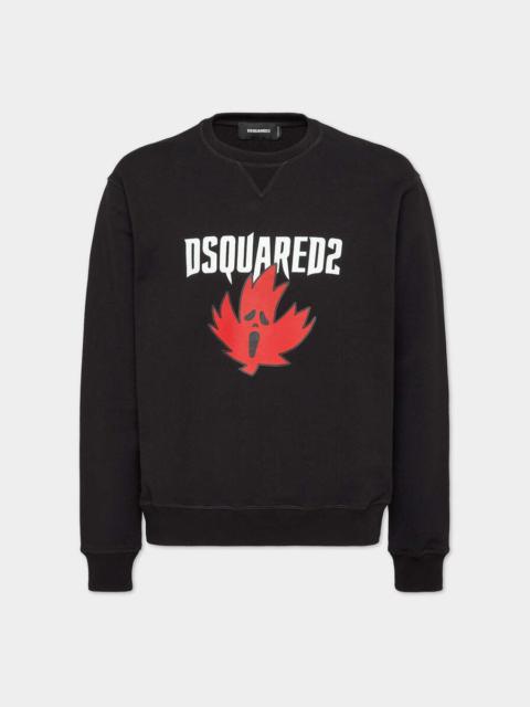 HORROR MAPLE LEAF COOL FIT CREWNECK SWEATSHIRT