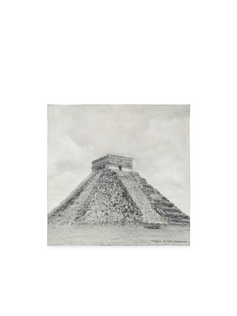 Rick Owens DRKSHDW pyramid-print scarf