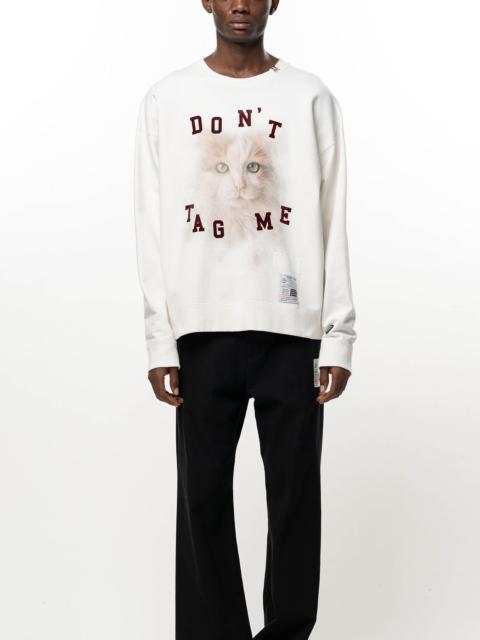 Maison MIHARAYASUHIRO Cat Printed Sweatshirt