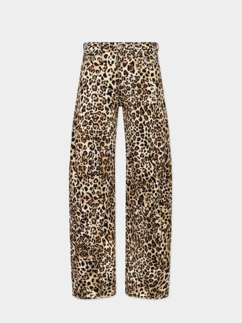DSQUARED2 WILD2 PRINTED LOOSE TWST JEANS