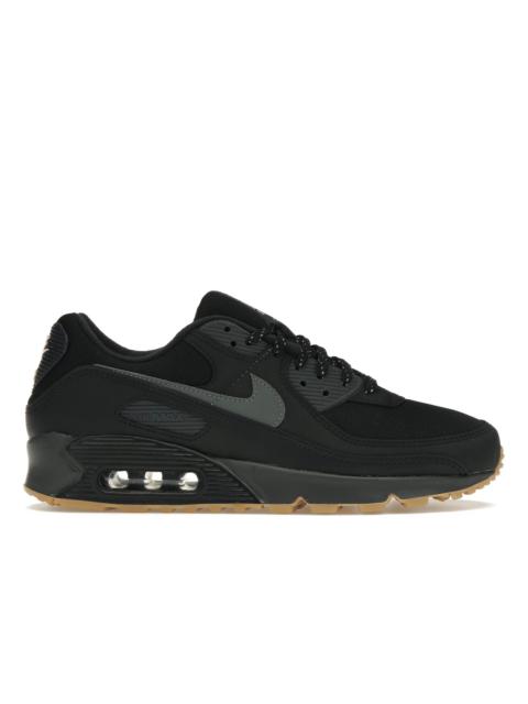 Nike Air Max 90 Black Smoke Grey Gum Reflective