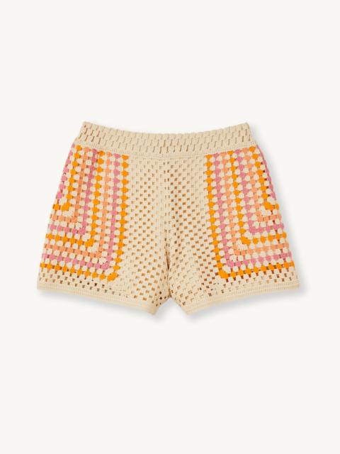 Sandro Crochet shorts