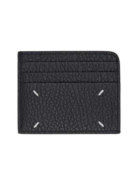 Maison Margiela Black Four Stitches Card Holder
