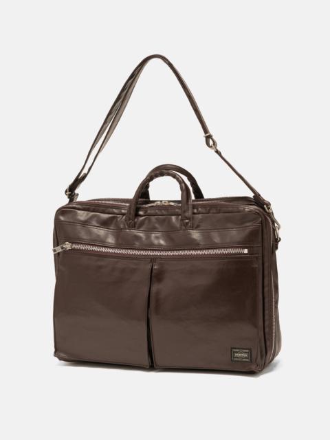 PORTER FREESTYLE 2Way Briefcase Brown