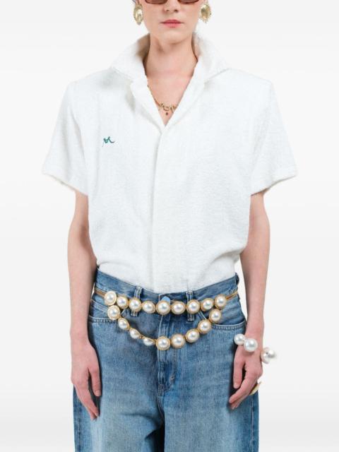 ROWEN ROSE sponge bowling shirt