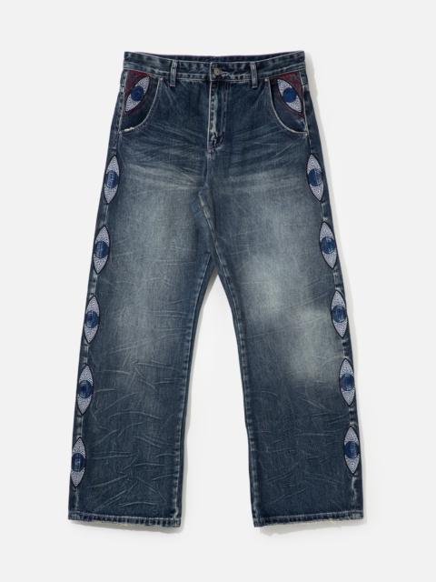 KidSuper GEMSTONE EYE EMBROIDERY JEAN
