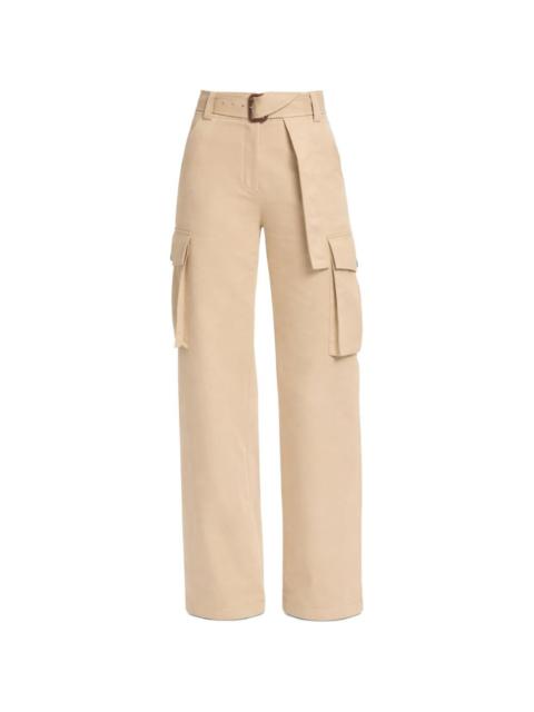 ELIE SAAB belted cargo pants