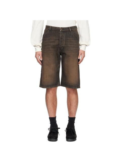 Wood Wood Black Robbie Denim Shorts