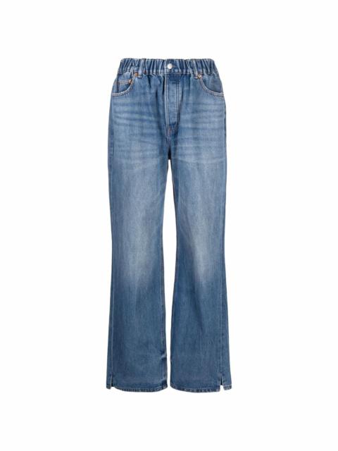 straight-leg jeans