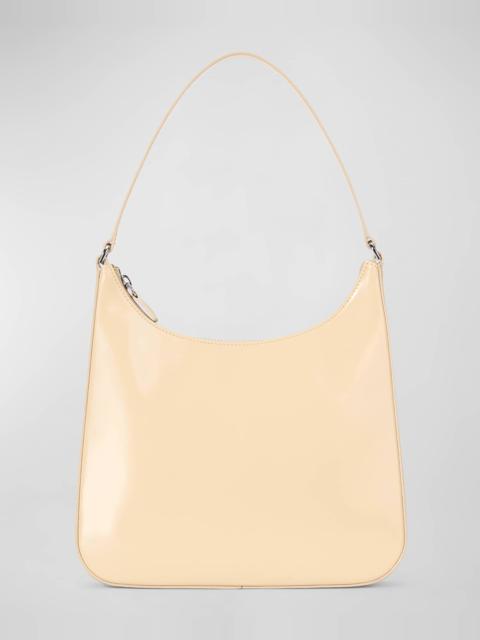 Alec Shiny Calf Leather Shoulder Bag