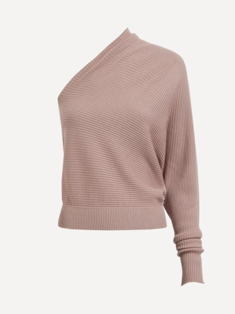 Rick Owens One Sleeve Ribbed–Knit Top