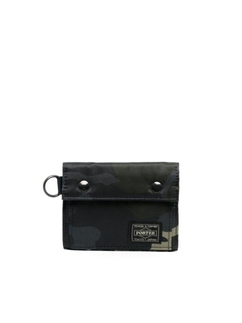 PORTER camouflage print wallet