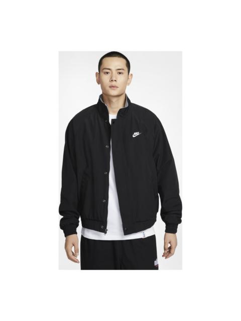 Nike Nike Club Futura Jackets Asia Sizing 'Black White' FZ0657-010