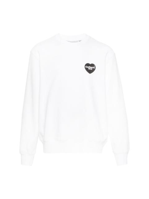 Carhartt Heart Bandana logo-print sweatshirt