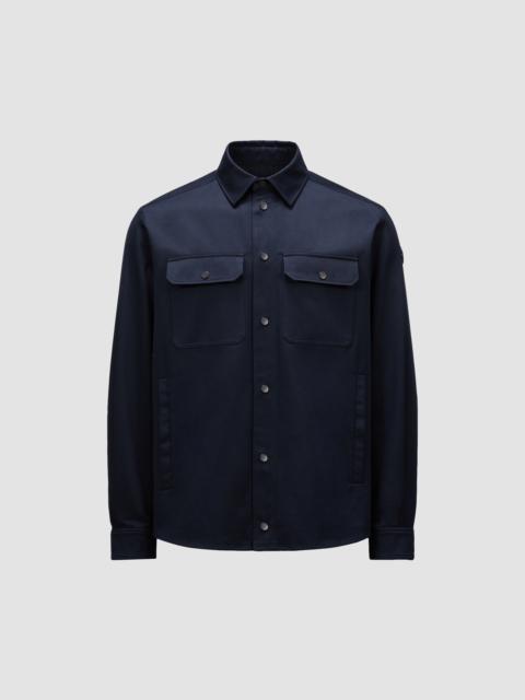 【関税&送料込】Prada Midnight Blue Wool Bled Shirt Prada Midnight Blue Wool Bled Shirt | italist | REVERSIBLE