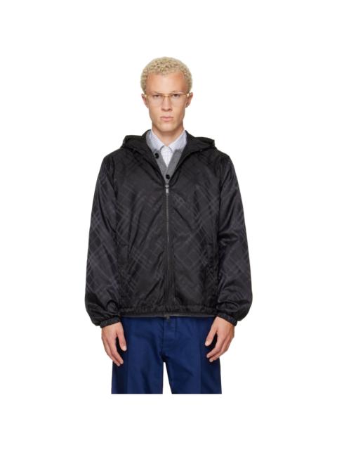 Burberry Black Check Reversible Jacket