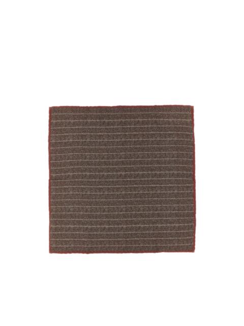 Brunello Cucinelli pinstripe-pattern pocket square