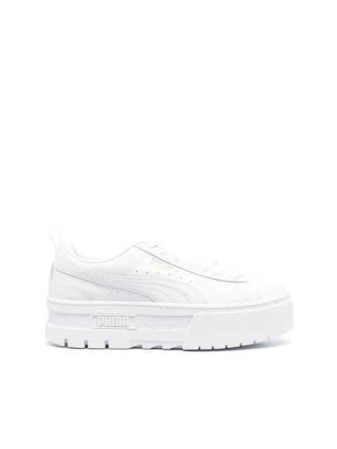 PUMA low-top chunky leather sneakers