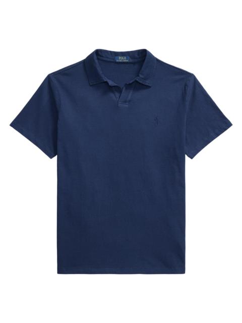 Polo Ralph Lauren Men's Logo Cotton-Linen Jersey Polo Shirt - New Port Navy Navy