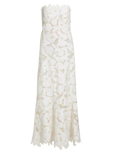 SIMKHAI Women's Valletta Bustier Midi-Dress - White Multi