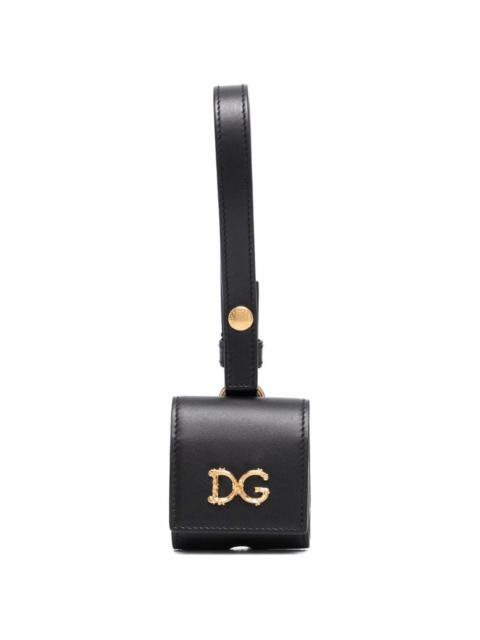 Dolce & Gabbana logo-plaque Airpods case