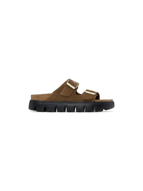 BIRKENSTOCK Brown Narrow Papillio Arizona Platform Sandals