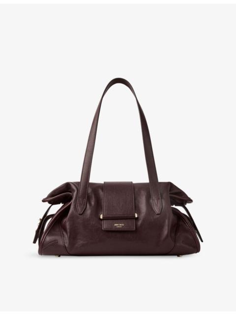 JIMMY CHOO Bar Holdall Biker Medium Leather Shoulder Bag