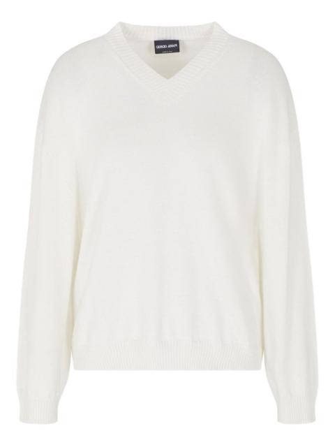 GIORGIO ARMANI V-neck sweater