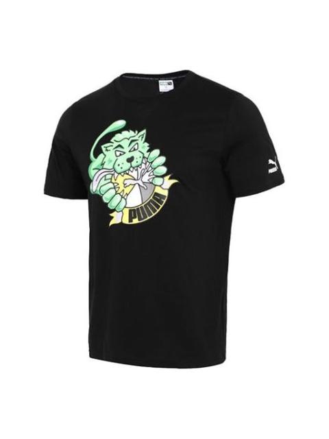 PUMA PUMA Graphic Summer T-Shirt 'Black' 532612-01