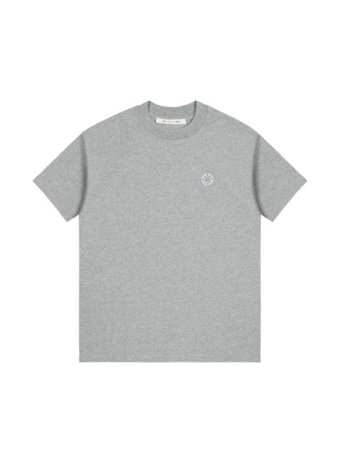 1017 ALYX 9SM GREY OVERSIZED EMBROIDERED LOGO T-SHIRT