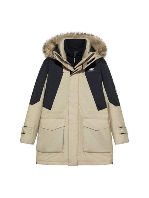 New Balance New Balance Winter Snowsuit Warm Jacket 'Beige Black' NPA43121-BEI