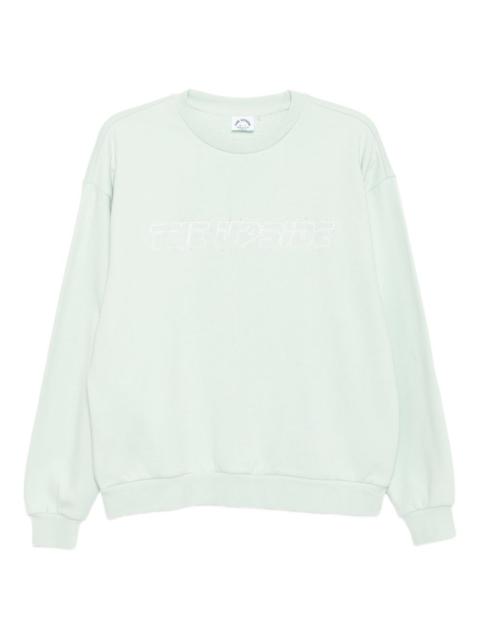 THE UPSIDE logo-embroidered sweatshirt