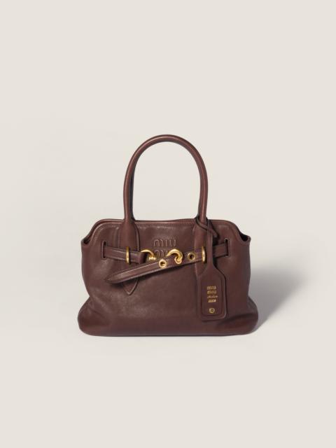 Miu Miu Aventure nappa leather bag