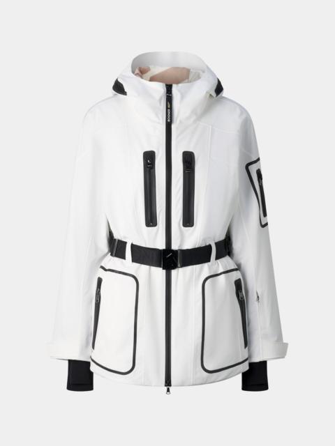 BOGNER Bond Ski Jacket in White/Black