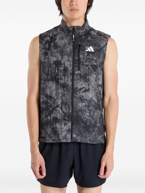 adidas spray dye-effect sleeveless vest