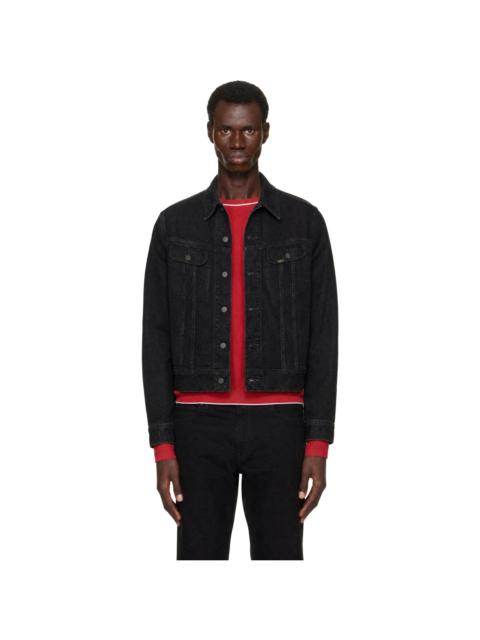 RRL by Ralph Lauren Black Worn-In Denim Trucker Jacket