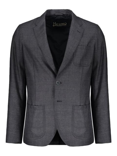 Herno chest-pocket blazer