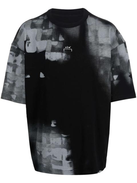 A-COLD-WALL* abstract-pattern logo-print T-shirt