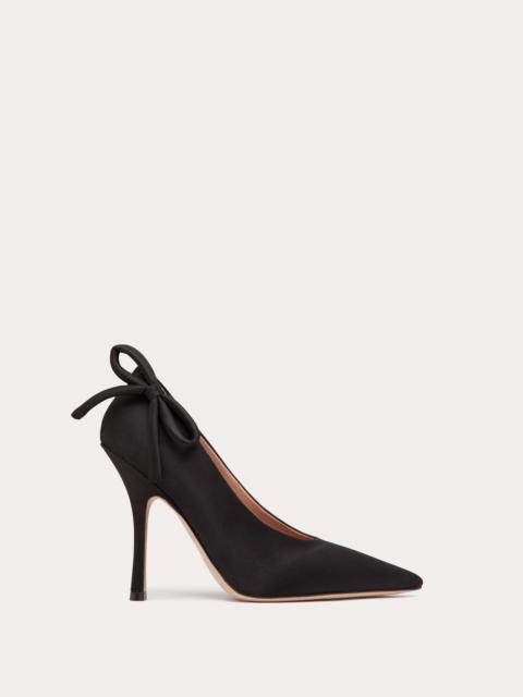 VALENTINO GARAVANI NITE-OUT SATIN PUMP 110 MM