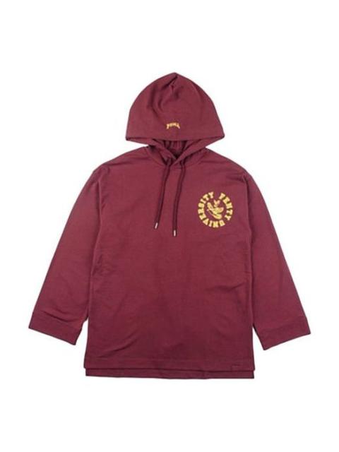 PUMA (WMNS) PUMA X Fenty By Rihanna Long Sleeve Hoodie 'Burgundy' 575874-02