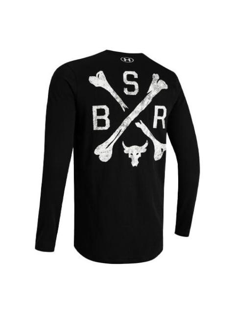 Under Armour Under Armour Project Rock BSR Long Sleeve Logo Shirt 'Black' 1357194-001