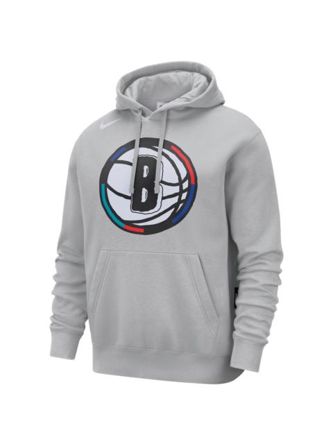Nike Kaws X NBA Brooklyn Nets City Edition Hoodie "Black" FB4812 070