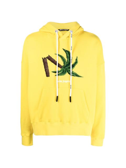 Broken Palm drawstring hoodie